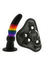 Colourful Love Strap On with Solid Dildo  - Price Cut -